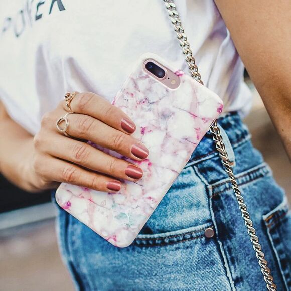 iPhone XR tough marble case - Picture 5 of 9